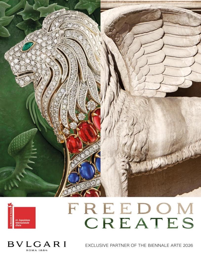 BVLGARI Makes a Striking Debut as Official Partner of the 2026 Venice Biennale